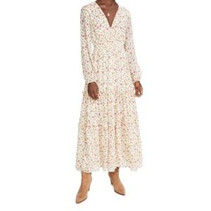 LOST AND WANDER Love In Bloom Floral Print Maxi Dress XS